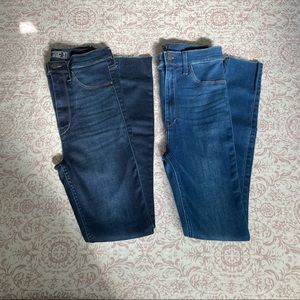(2) New Pairs of Abercrombie & Fitch Ultra High Rise Jegging